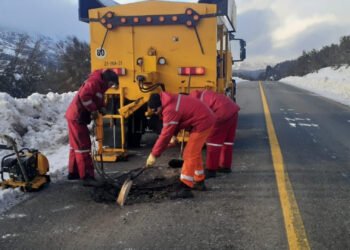 Importantes trabajos en la Ruta Nacional 40 entre El Bolsón y Bariloche
