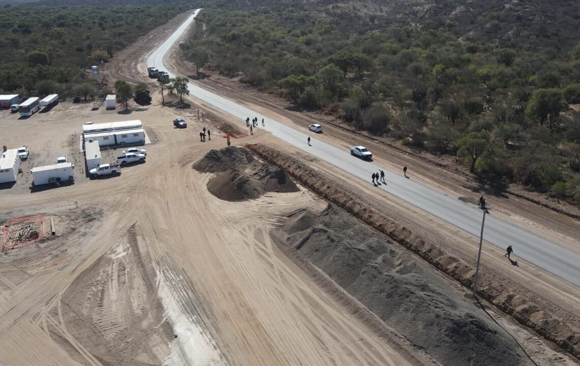 Avanza la obra de pavimentación de la Ruta Provincial 7