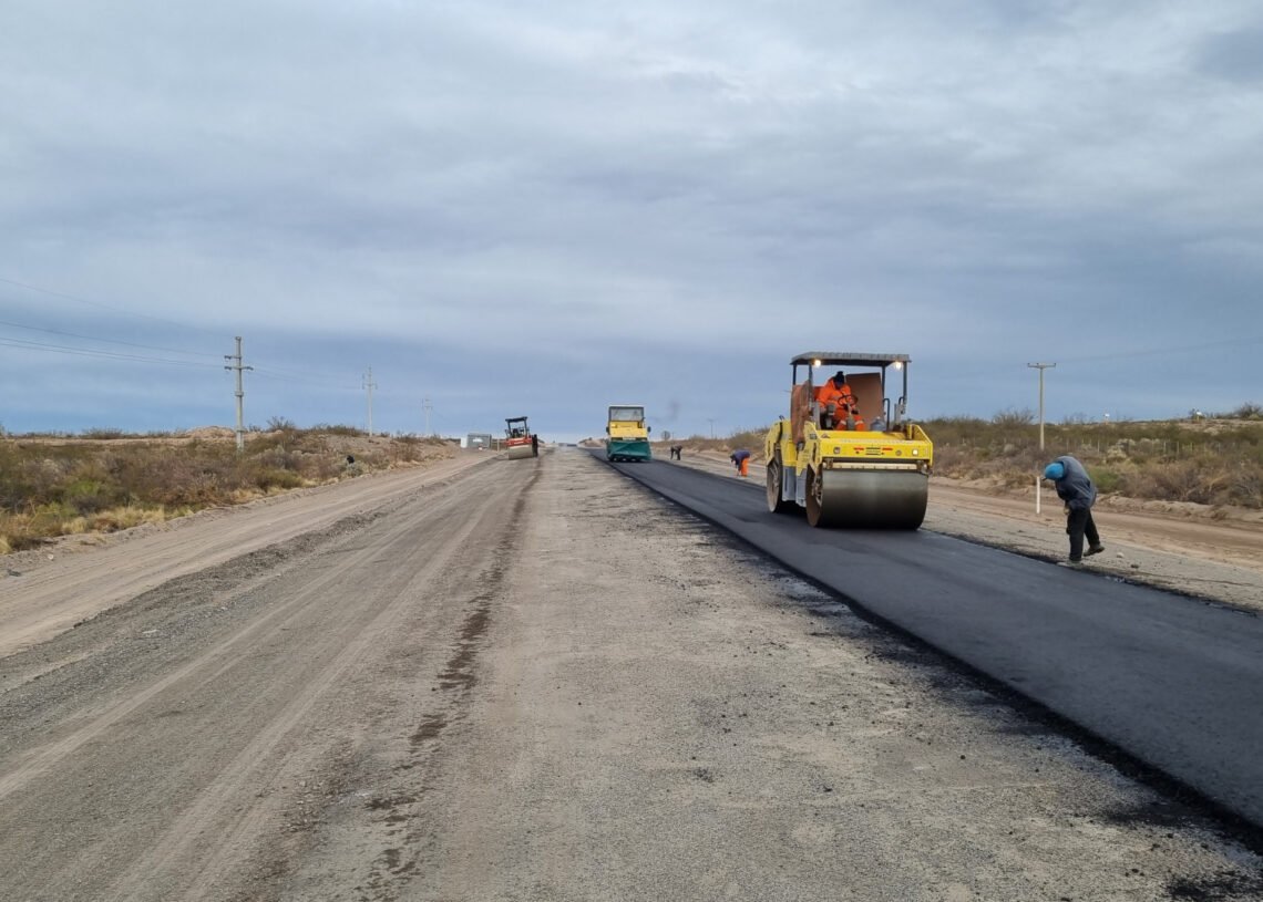 En La Pampa, crece la obra de la Ruta Nacional 151