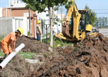 Inició una obra muy esperada en San Cayetano, Buenos Aires