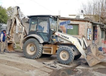Córdoba trabaja en el saneamiento de Villa El Libertador