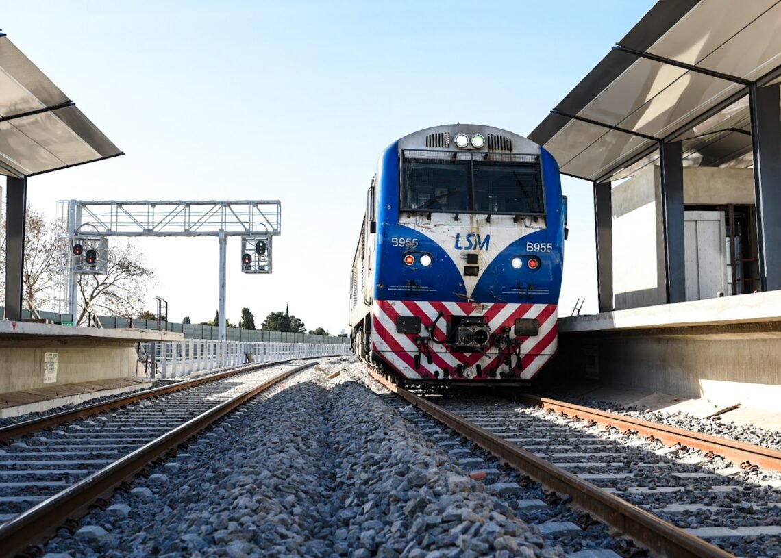 Reactivaron el proyecto de electrificación de la Línea San Martín