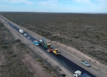 Río Negro: avanzan las obras en la Ruta Nacional 22