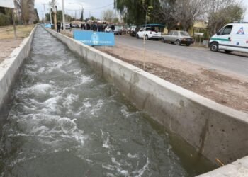 Mendoza: continúan las obras que se realizan sobre la Rama Chimba