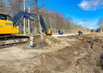 Comenzó la obra de la nueva Planta de Líquidos Cloacales en Tolhuin