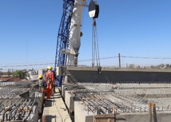 Córdoba: avanza la obra del viaducto en barrio Villa El Libertador