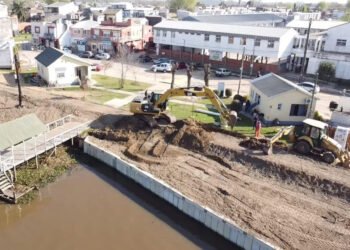Entre Ríos: avanza la obra de Defensa Contra Inundaciones de Villa Paranacito
