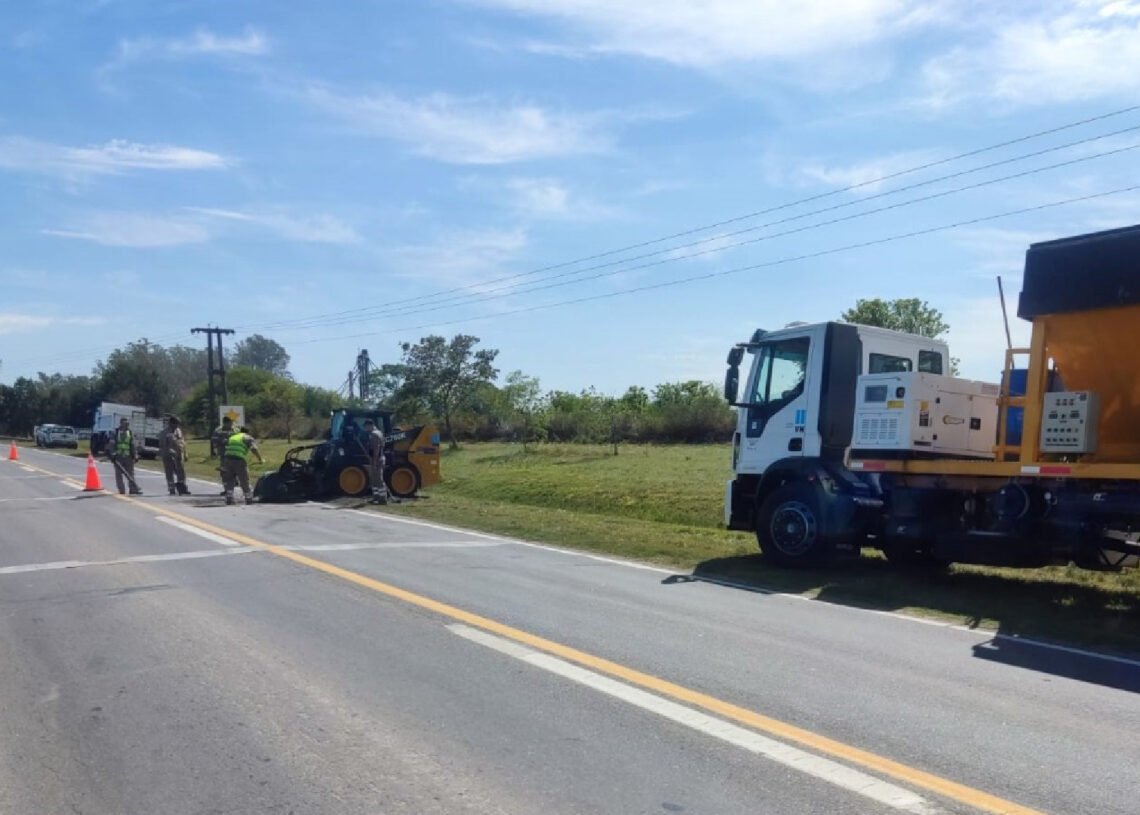 Santa Fe: avanza la rehabilitación de la RN 11