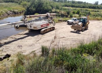Comenzó la obra de refacción en la Circunvalación Norte de Bahía Blanca