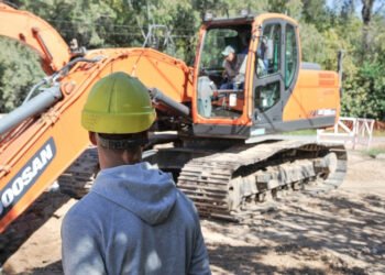 Avanzan las obras de agua y cloaca en San Miguel del Monte