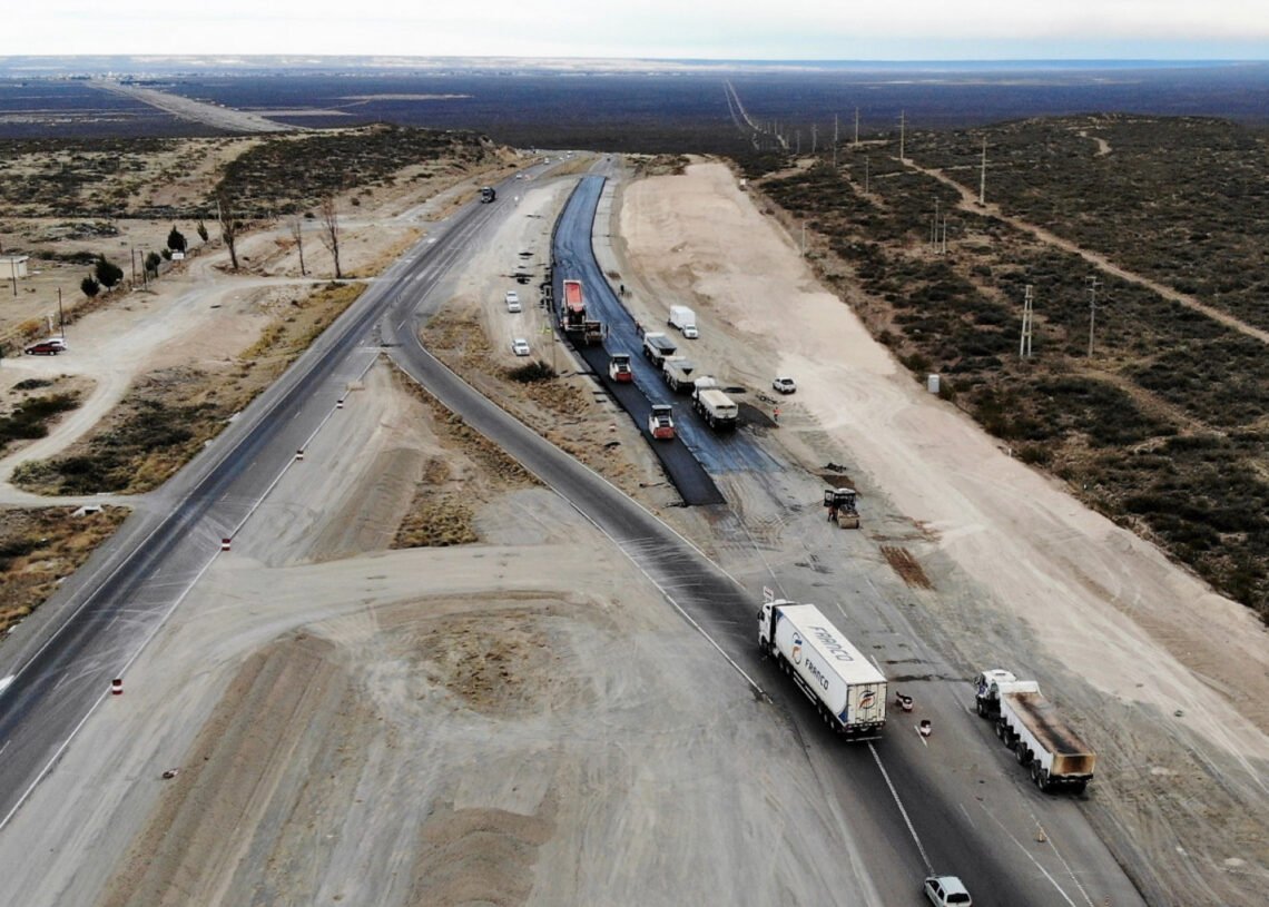 Chubut: están por finalizar las obras de la autovía de la Ruta 3