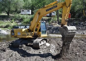 Córdoba: continúa la ejecución de la obra de saneamiento en Punilla