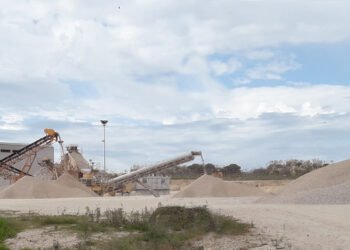 Arena de trituración cuarcítica lavada