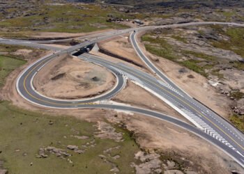 Córdoba: continúan las obras en el acceso a la Quebrada del Condorito