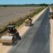 Avanza la obra de repavimentación del acceso a General Gelly en Pergamino