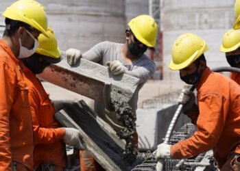 Creció el empleo en el sector de la construcción