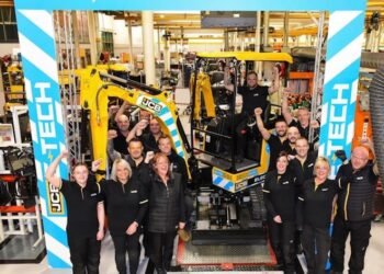 La primera miniexcavadora de fabricación masiva