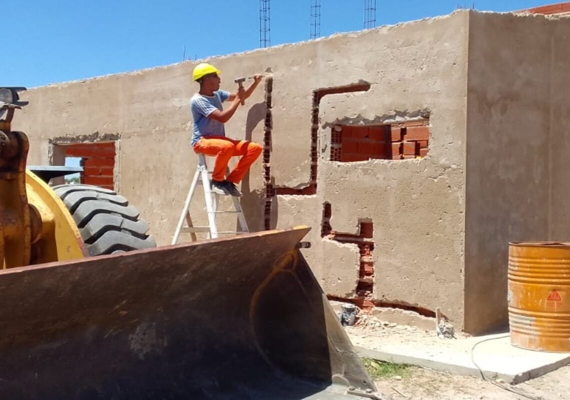 Entre Ríos: avanzan a buen ritmo las 40 viviendas que se construyen en Urdinarrain
