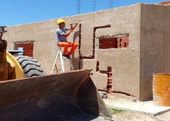 Entre Ríos: avanzan a buen ritmo las 40 viviendas que se construyen en Urdinarrain