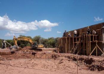 Tinogasta: obras de Planta de Tratamiento cloacales y RP3 con avance de más del 60%