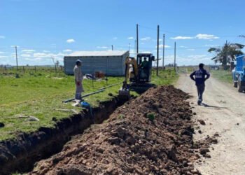 Avanza la obra de ampliación de red de agua potable en Tandil