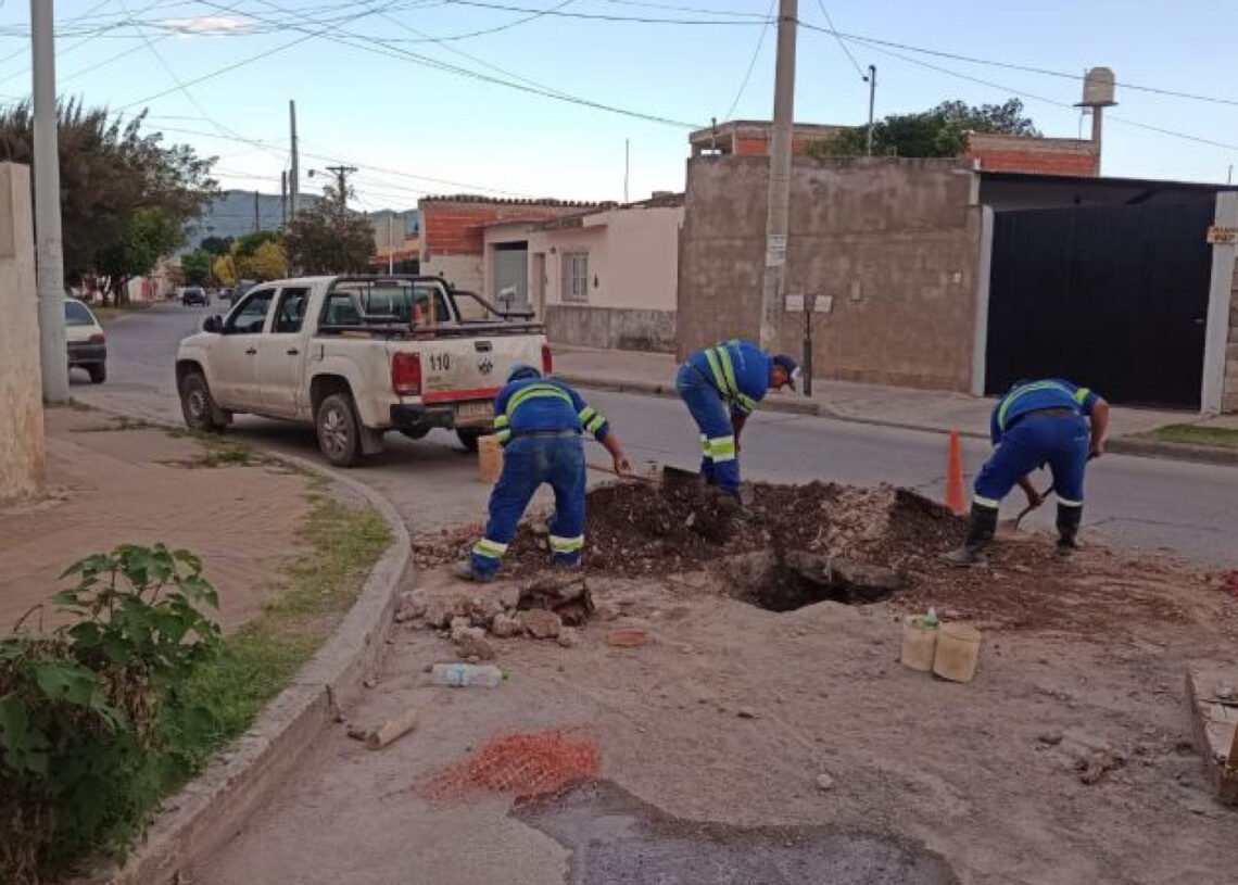 Finalizó una nueva obra para optimizar las redes de agua potable en Salta capital