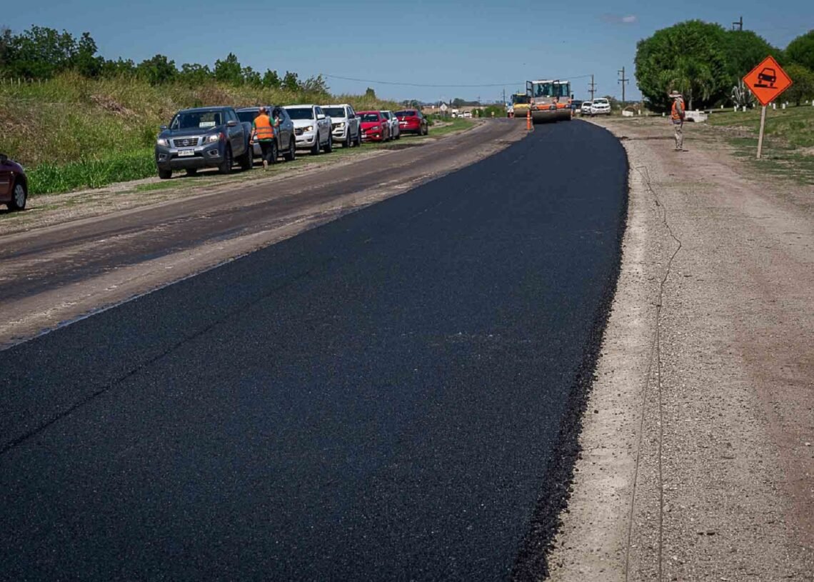 Entre Ríos: avanza la rehabilitación de la ruta provincial Nº 32