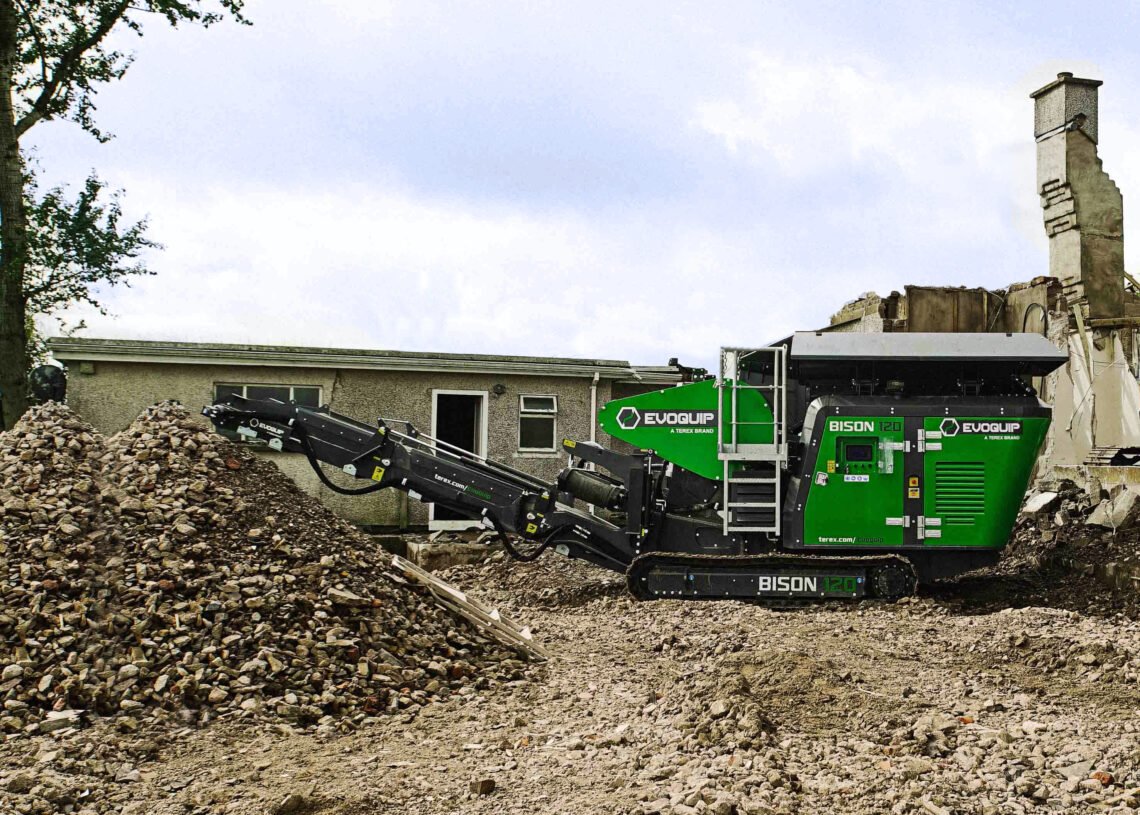 Solución para reciclar áridos en un solo paso