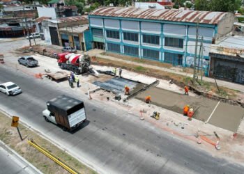 Siguen los trabajos de repavimentación sobre la Ruta 4