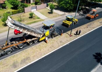 Camino Centenario: etapa final de la obra de repavimentación