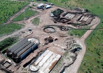 Córdoba: continúa la obra de saneamiento cloacal en Santa Rosa de Calamuchita