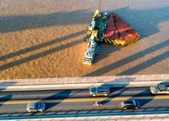 Corrientes: reparan las defensas del Puente Interprovincial Manuel Belgrano