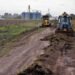 Avanzan las obras para mejorar caminos rurales en Luján