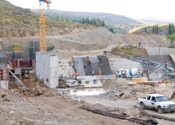 Neuquén: la central de Nahueve presenta un 70% de avance en la construcción