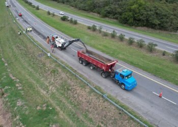 Buenos Aires avanza con la repavimentación de la Ruta Nº 2