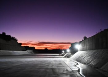 San Luis: avanzan las obras del dique Nogolí