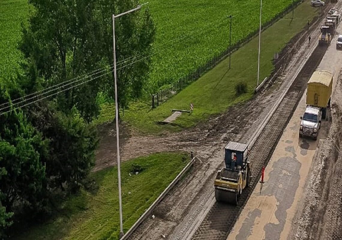 Entre Ríos: avanzan los trabajos de rehabilitación de la ruta provincial N°32