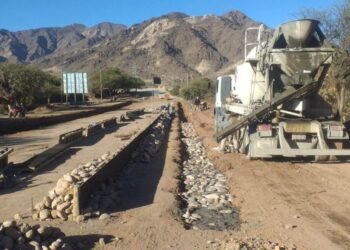 Salta: avanzan las obras de pavimentación de dos tramos de la ruta nacional 40