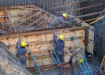 Ushuaia: construyen la estación cloacal auxiliar para nuevo colector de zona Este