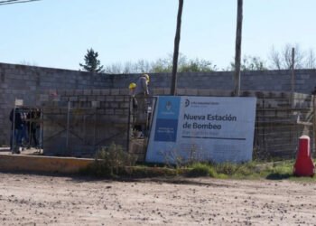 Avanza la construcción de una estación de bombeo en Mercedes