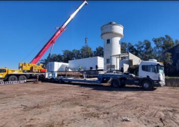 Avanzan las obras de la planta potabilizadora de Vedia