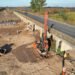 Brandsen: Continúa la reconstrucción de un puente sobre el Río Samborombón