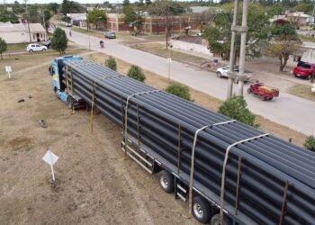 Santa Fe: avanza la obra del Acueducto Tostado-Villa Minetti