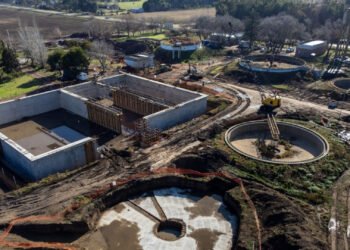 Buenos Aires: Avanza la construcción de la nueva planta de tratamiento Saladillo