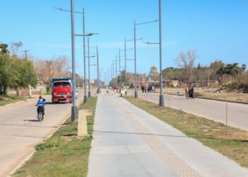 Siguen las obras del Camino Viejo a Esperanza en la ciudad de Santa Fe