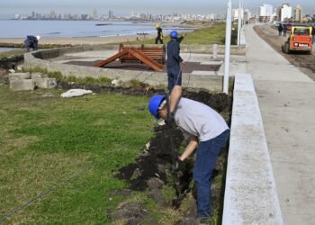 Mar del Plata: avanzan obras en el Paseo Costanera Norte