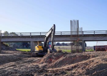Avanzan las obras de transformación en autopista de la Ruta Nacional 3