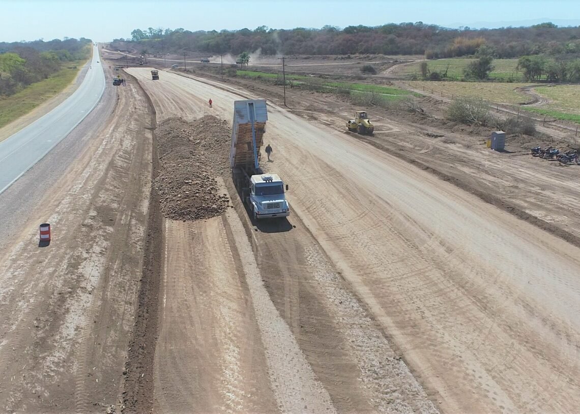 Jujuy: avanza con la obra de transformación en autopista de la Ruta Nacional 34