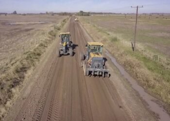 Continúan las obras viales en Lobería