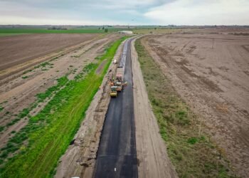 La obra de rehabilitación de la ruta Nº32 supera el 42% de avance